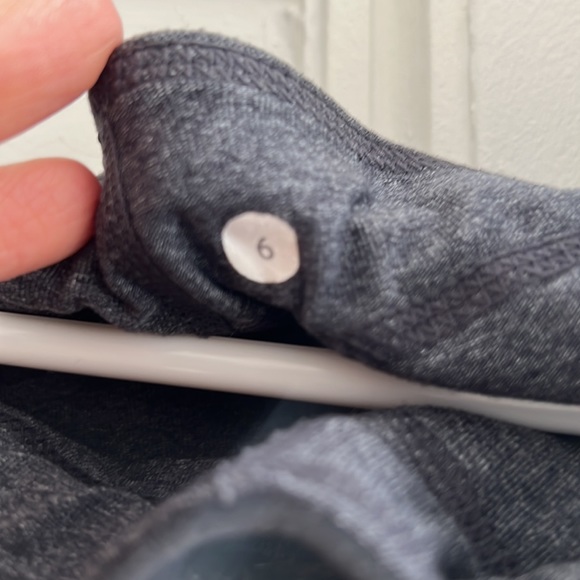 Lululemon heather grey fold over waist leggings 6 - Picture 5 of 7